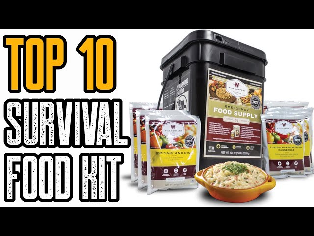 top 10 best survival food kits & emergency food supplies